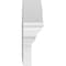 Ekena Millwork Segment Arch W/ Flankers Sunburst Architectural Grade PVC Pediment, 30"W x 8-1/2"H x 2-1/2"P PEDPS030X085SGF01 - alternate 5